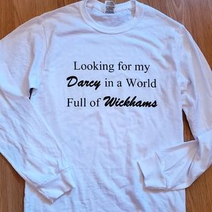 Pride and Prejudice Long Sleeved Tee. New.